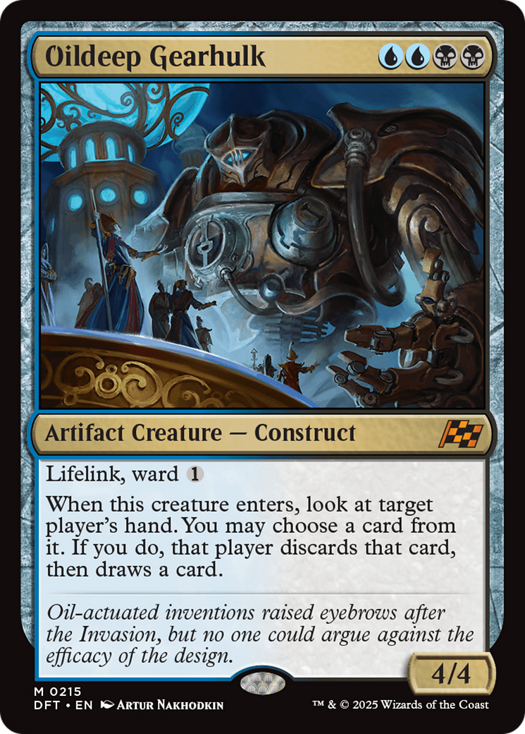 Oildeep Gearhulk [Aetherdrift] [Foil]