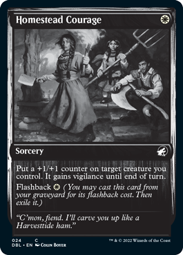 Homestead Courage [Innistrad: Double Feature] [Foil]