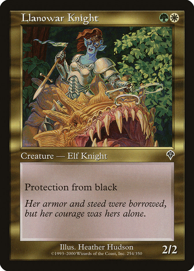 Llanowar Knight [Invasion] [Foil]
