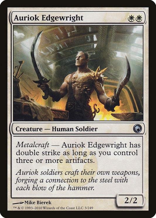 Auriok Edgewright [Scars of Mirrodin] [Foil]