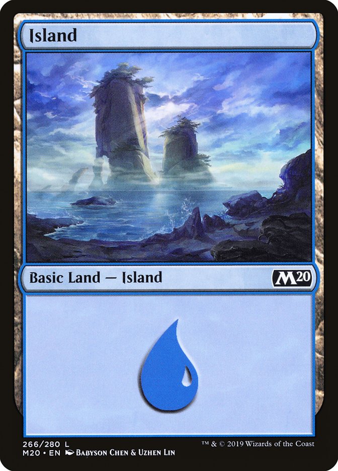 Island (266) [Core Set 2020] [Foil]