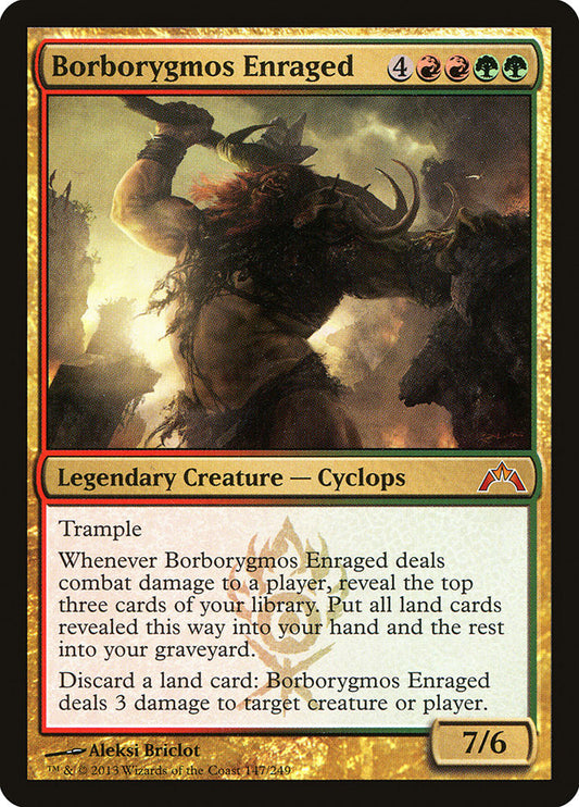 Borborygmos Enraged [Gatecrash] [Foil]