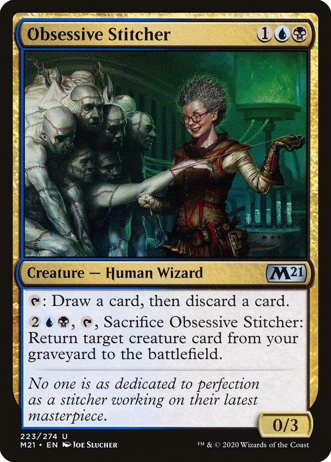 Obsessive Stitcher [Core Set 2021] [Foil]