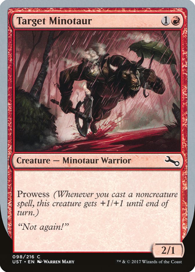 Target Minotaur (Rain Art) [Unstable] [Foil]