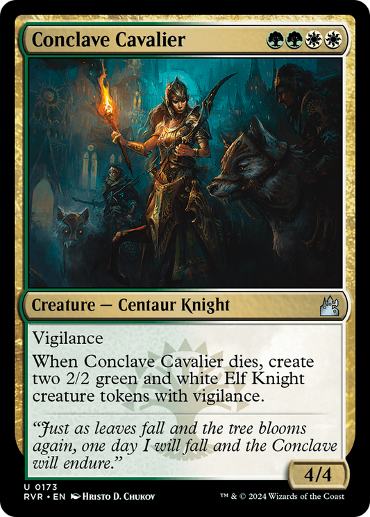 Conclave Cavalier [Ravnica Remastered] [Foil]