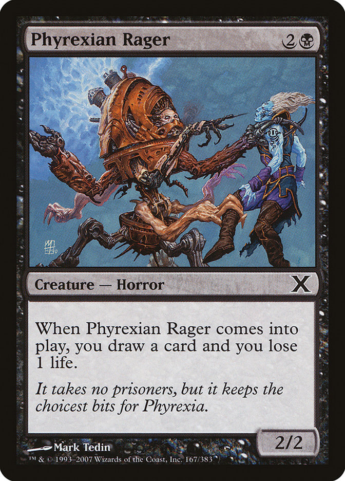 Phyrexian Rager [Tenth Edition] [Foil]