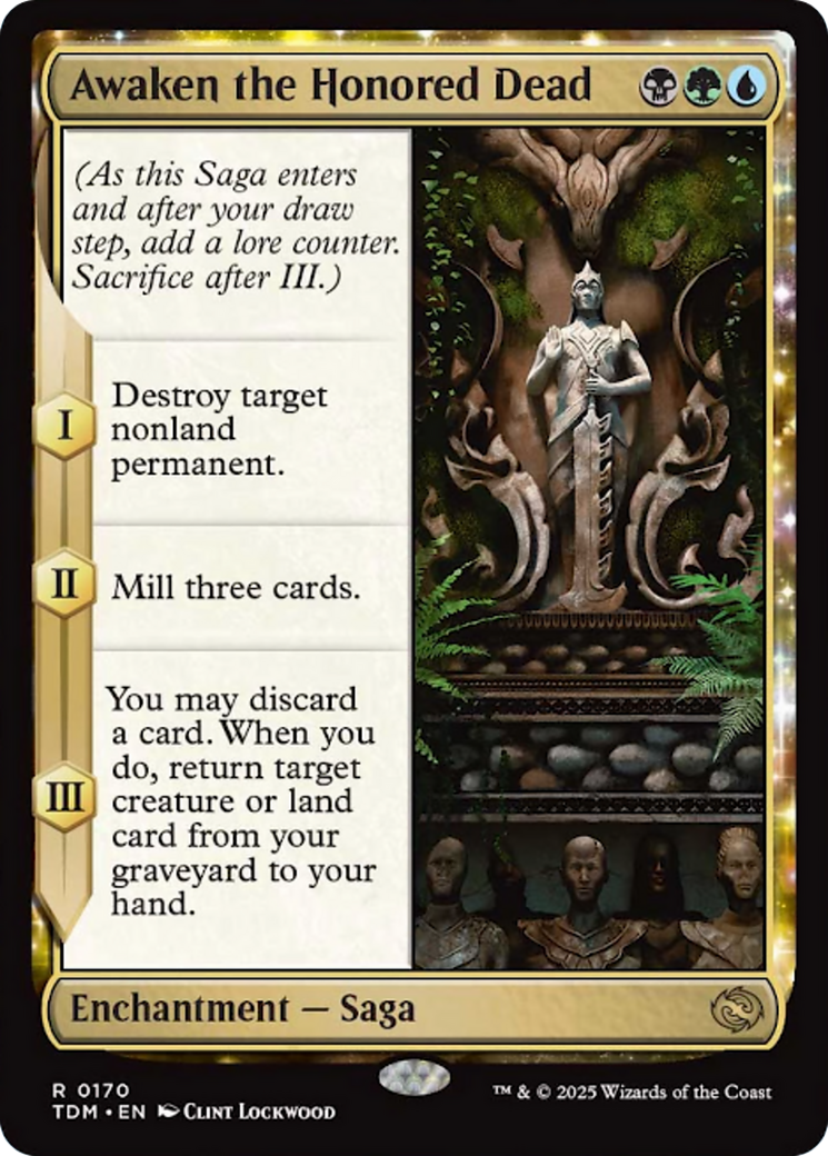 Awaken the Honored Dead [Tarkir: Dragonstorm] [Foil]