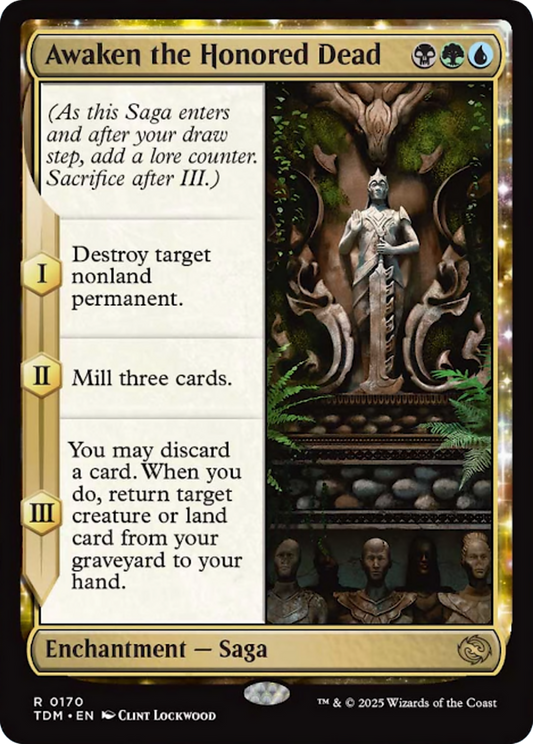 Awaken the Honored Dead [Tarkir: Dragonstorm] [Foil]