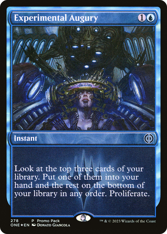 Experimental Augury (Promo Pack) [Phyrexia: All Will Be One Promos] [Foil]