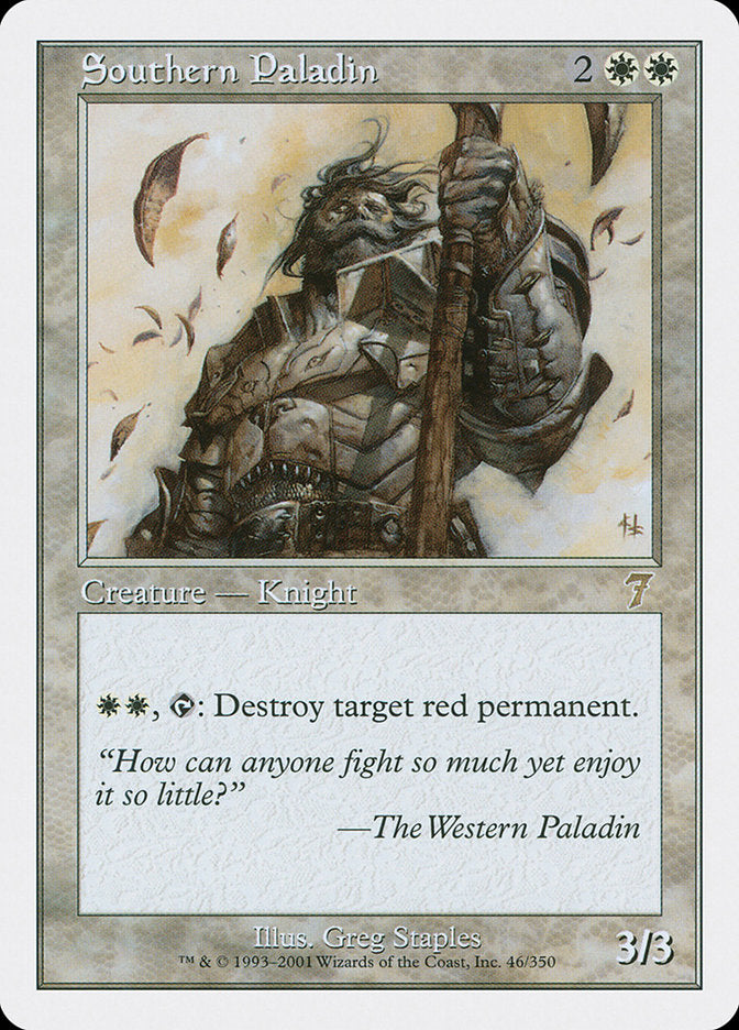 Southern Paladin [Seventh Edition] [Foil]