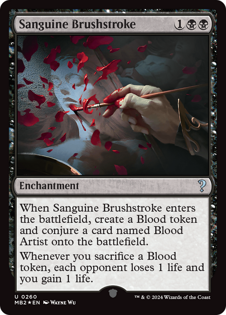Sanguine Brushstroke [Mystery Booster 2] [Foil]