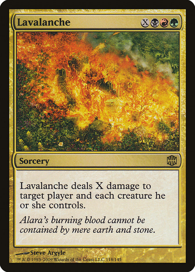Lavalanche [Alara Reborn] [Foil]