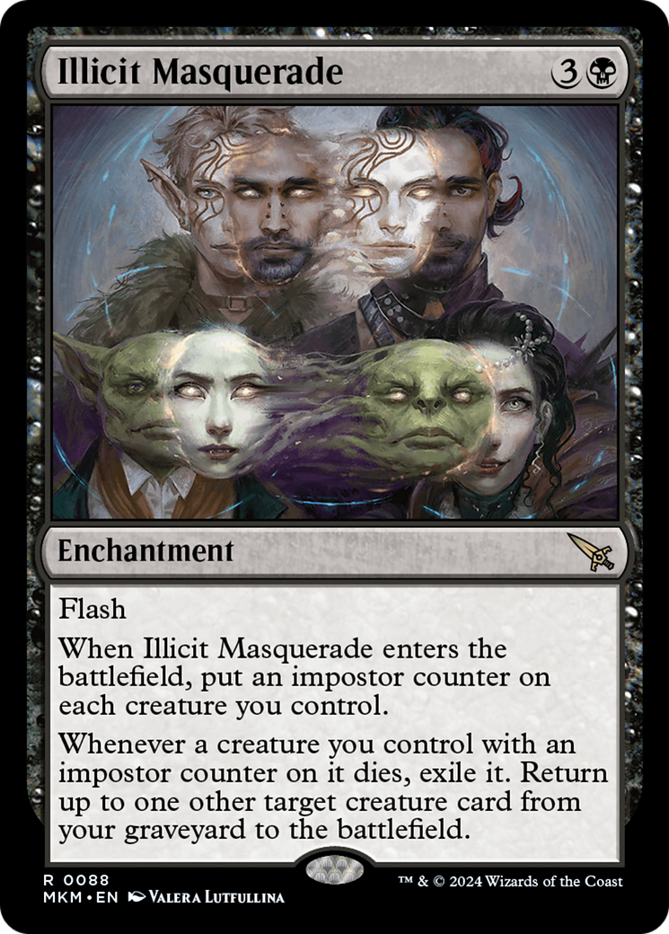 Illicit Masquerade [Murders at Karlov Manor] [Foil]