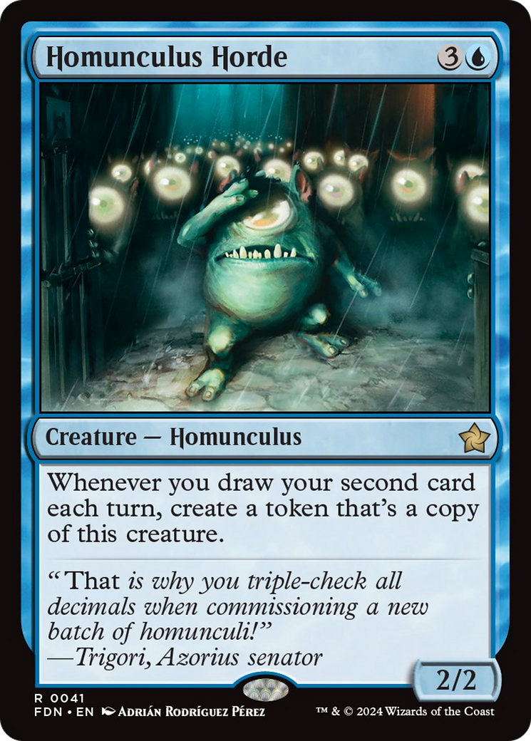 Homunculus Horde [Foundations] [Foil]