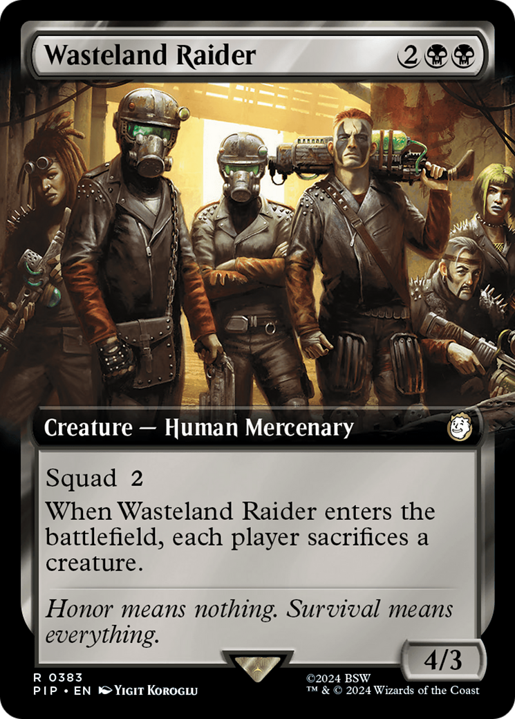 Wasteland Raider (Extended Art) [Fallout] [Foil]