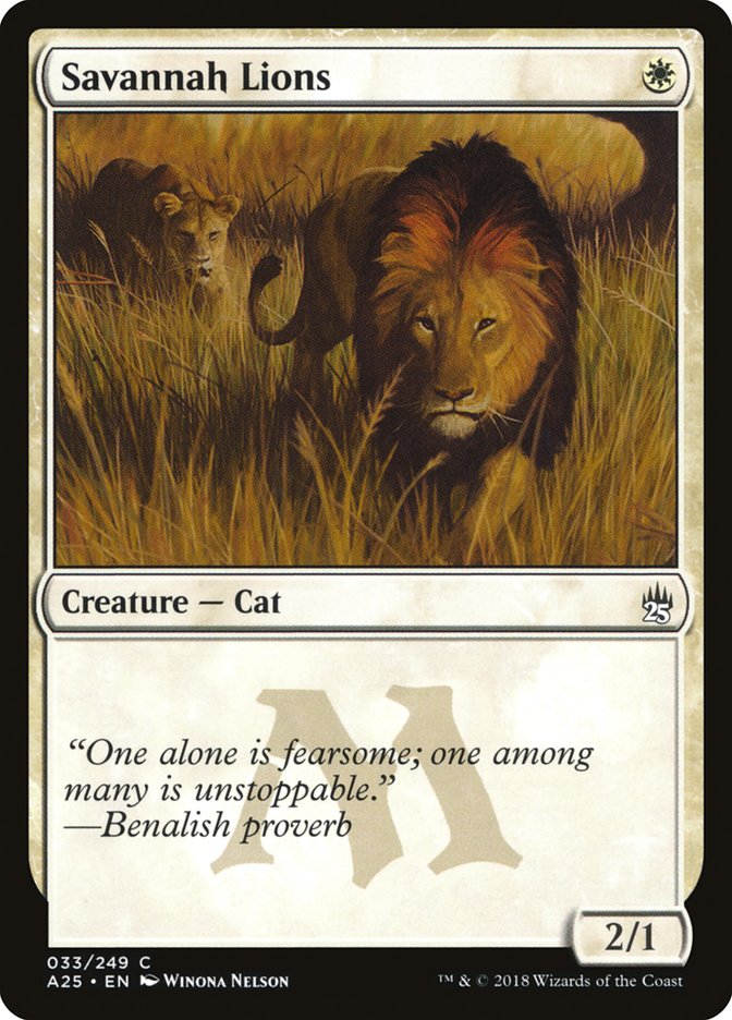 Savannah Lions [Masters 25] [Foil]