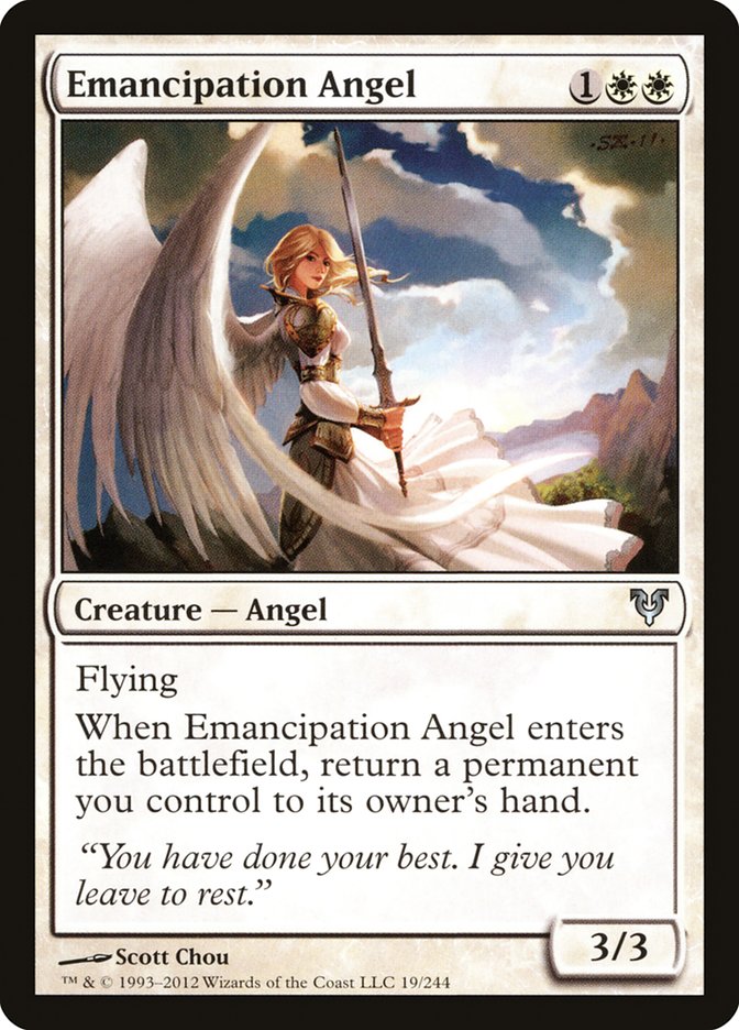 Emancipation Angel [Avacyn Restored] [Foil]