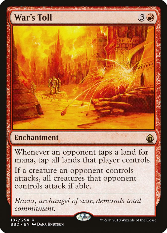 War's Toll [Battlebond] [Foil]