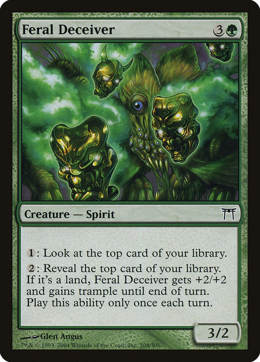 Feral Deceiver [Champions of Kamigawa] [Foil]