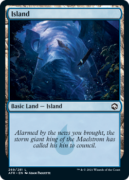 Island (269) [Dungeons & Dragons: Adventures in the Forgotten Realms] [Foil]