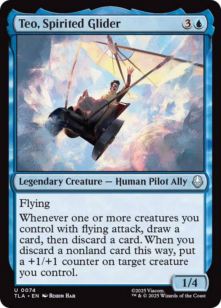 Teo, Spirited Glider [Avatar: The Last Airbender] [Foil]