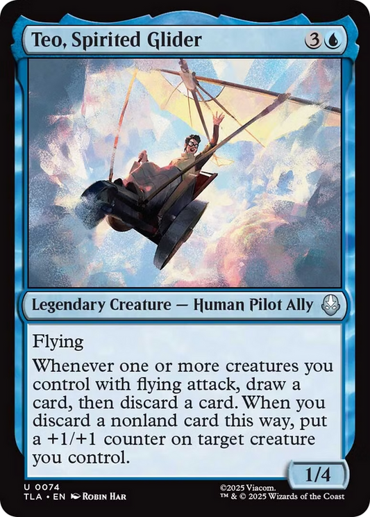 Teo, Spirited Glider [Avatar: The Last Airbender] [Foil]