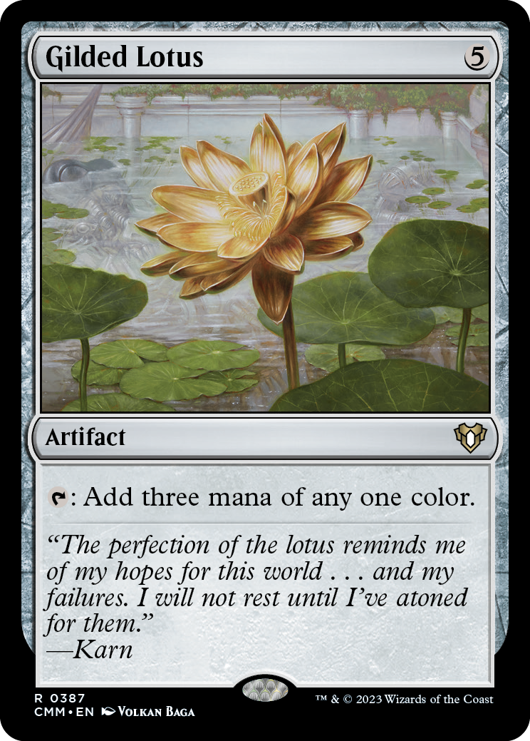 Gilded Lotus [Commander Masters] [Foil]