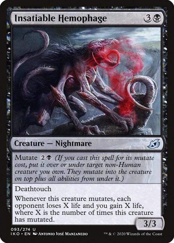 Insatiable Hemophage [Ikoria: Lair of Behemoths] [Foil]
