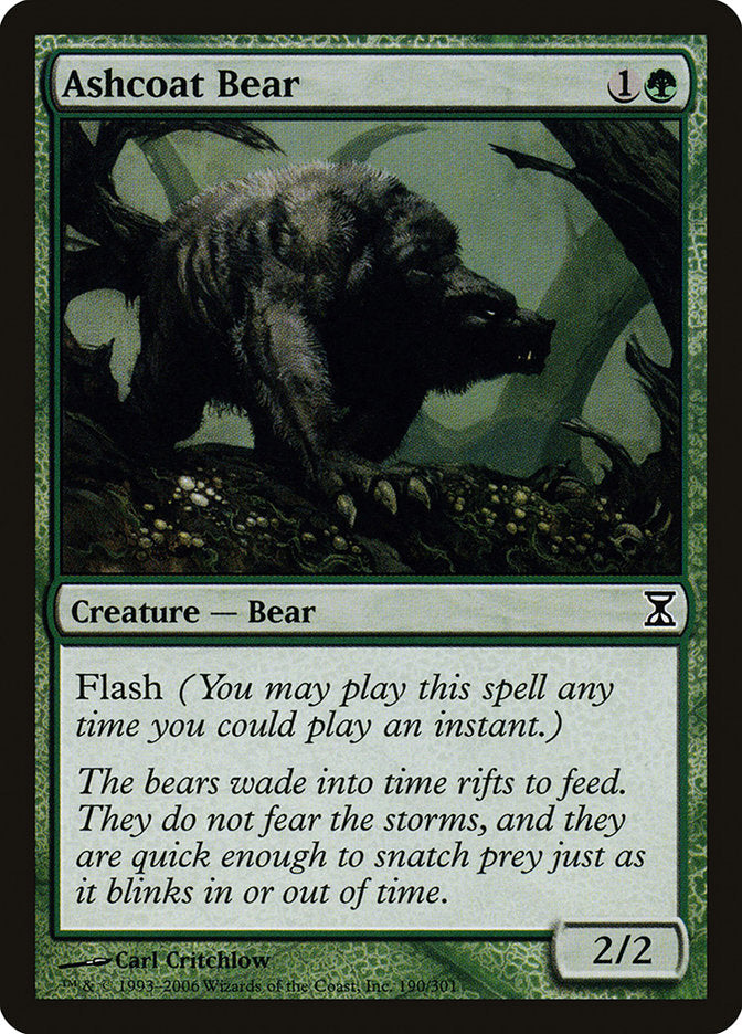Ashcoat Bear [Time Spiral] [Foil]