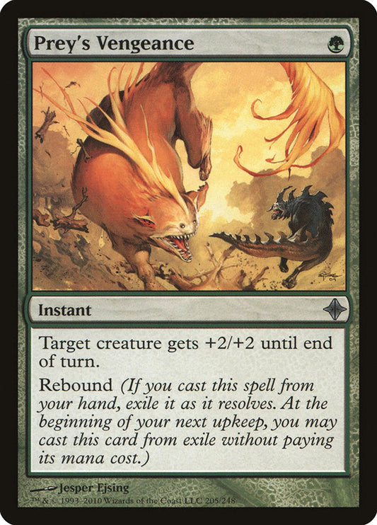 Prey's Vengeance [Rise of the Eldrazi] [Foil]