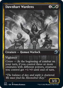 Dawnhart Wardens [Innistrad: Double Feature] [Foil]
