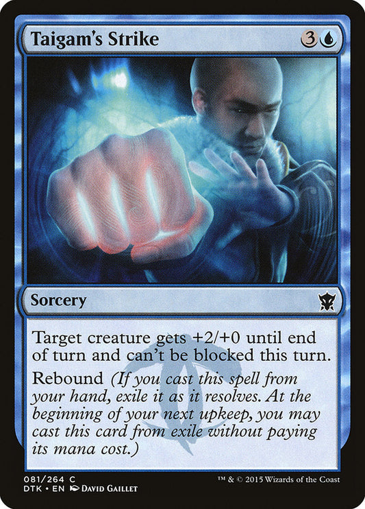 Taigam's Strike [Dragons of Tarkir] [Foil]
