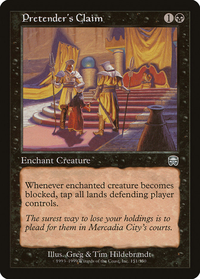 Pretender's Claim [Mercadian Masques] [Foil]