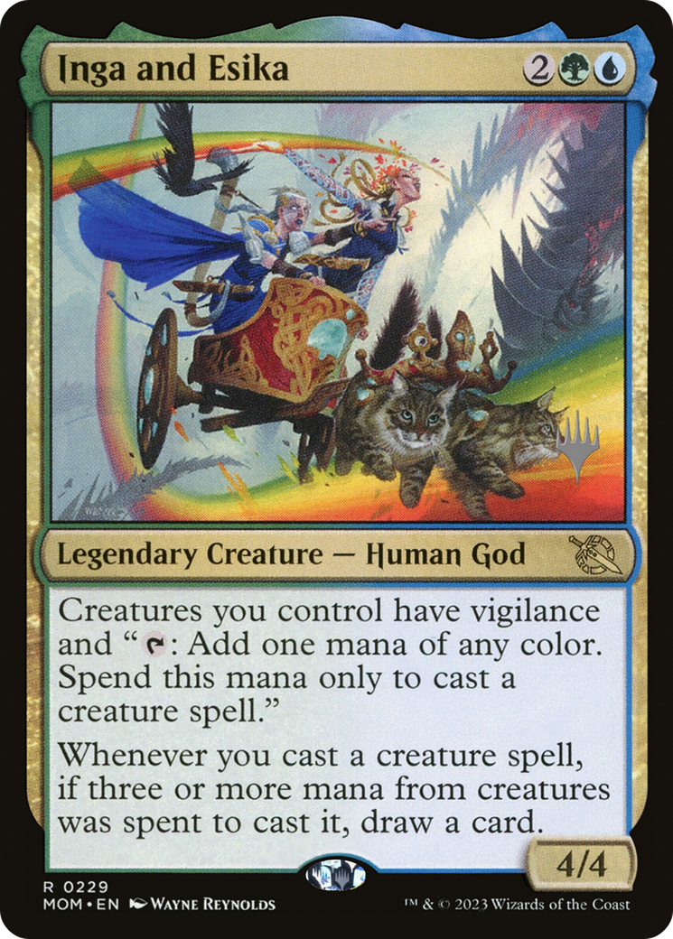 Inga and Esika (Promo Pack) [March of the Machine Promos] [Foil]