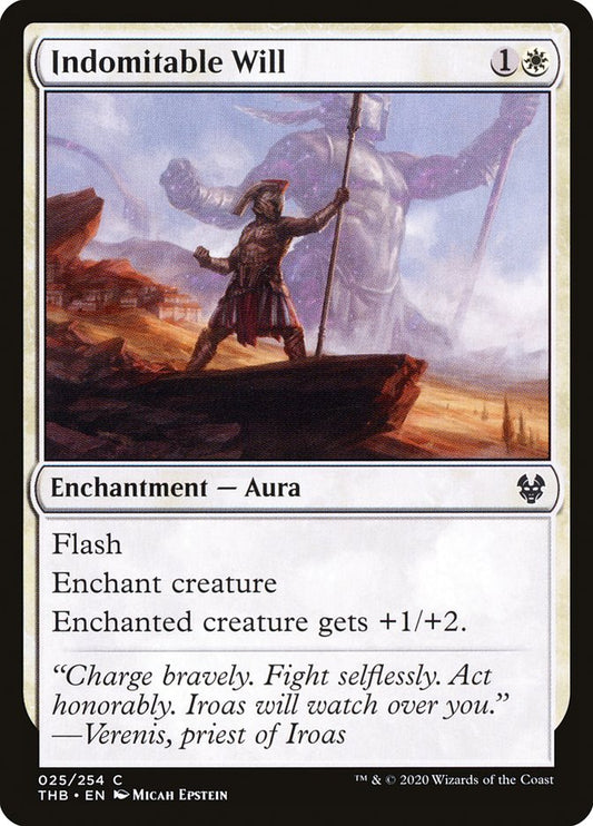 Indomitable Will [Theros Beyond Death] [Foil]