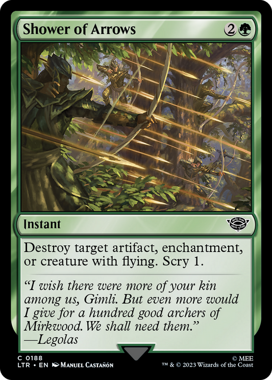 Shower of Arrows [The Lord of the Rings: Tales of Middle-Earth] [Foil]