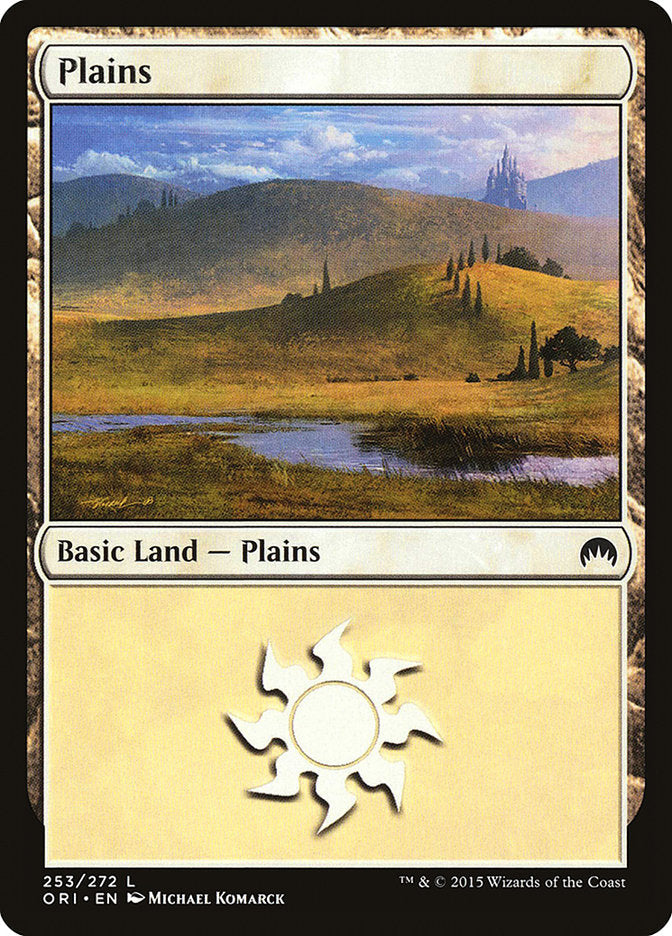 Plains (253) [Magic Origins] [Foil]