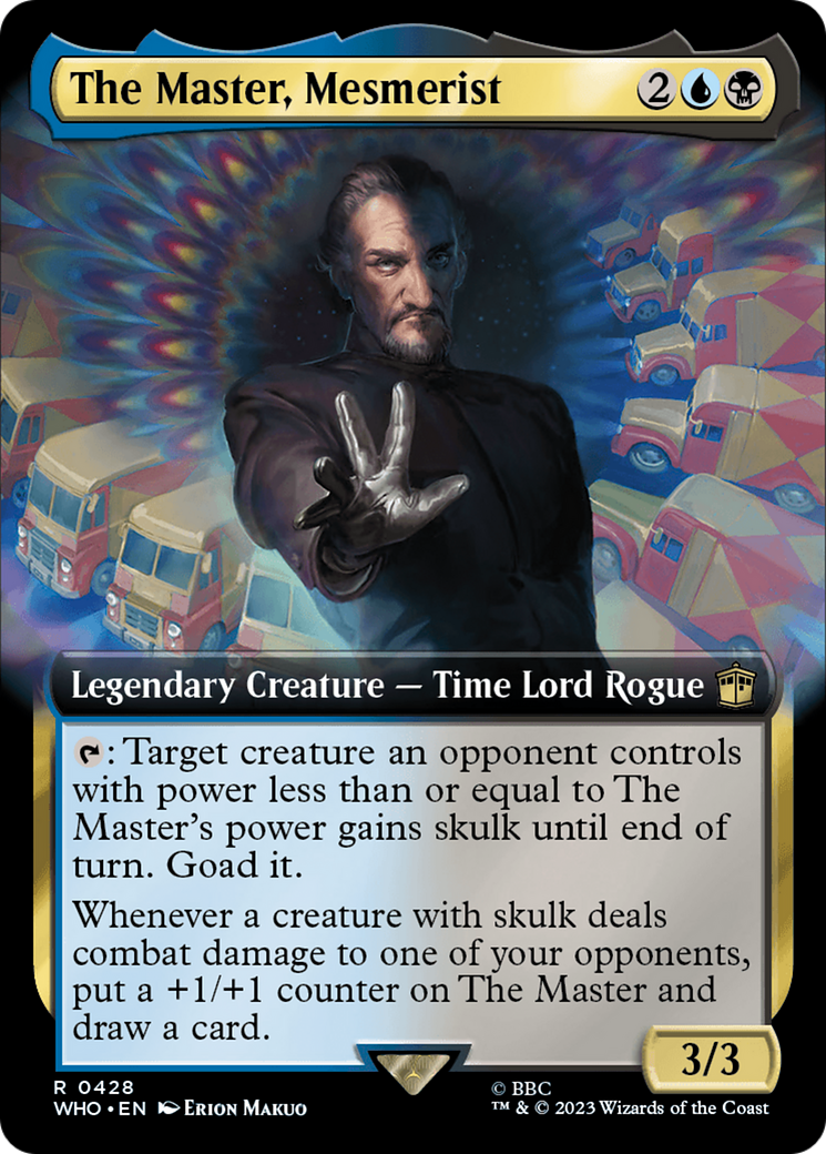 The Master, Mesmerist (Extended Art) [Doctor Who] [Foil]