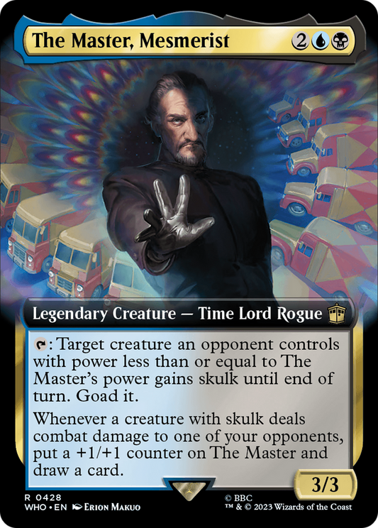 The Master, Mesmerist (Extended Art) [Doctor Who] [Foil]
