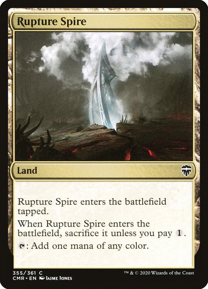 Rupture Spire (355) [Commander Legends] [Foil]