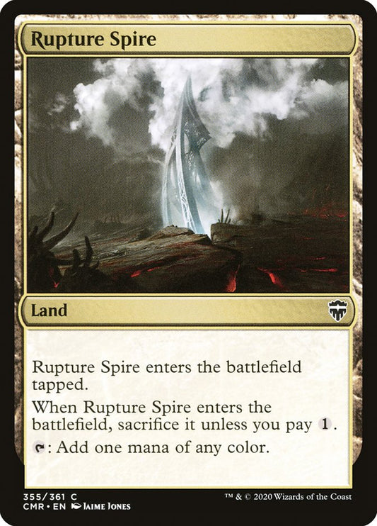 Rupture Spire (355) [Commander Legends] [Foil]