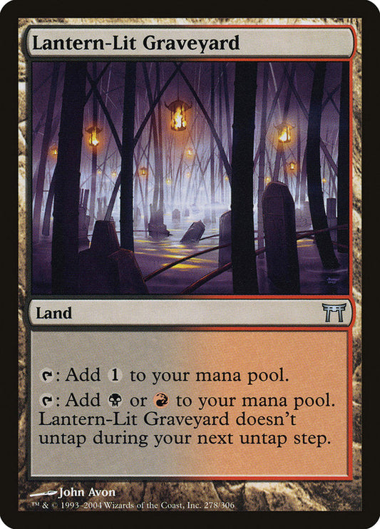 Lantern-Lit Graveyard [Champions of Kamigawa] [Foil]