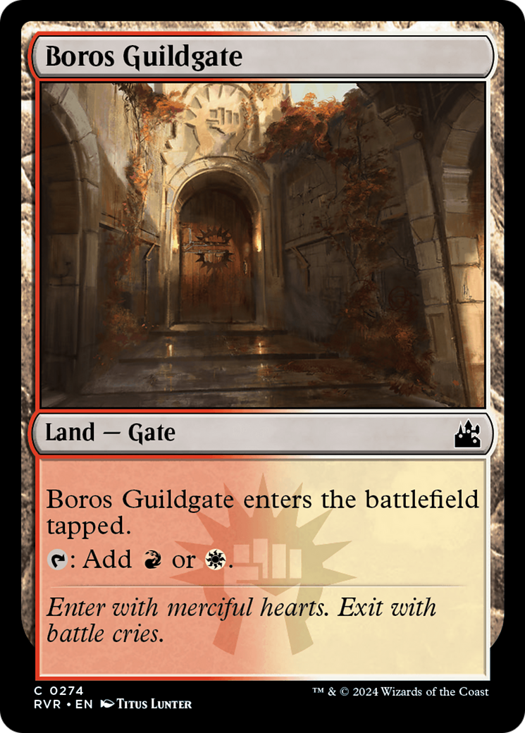 Boros Guildgate [Ravnica Remastered] [Foil]