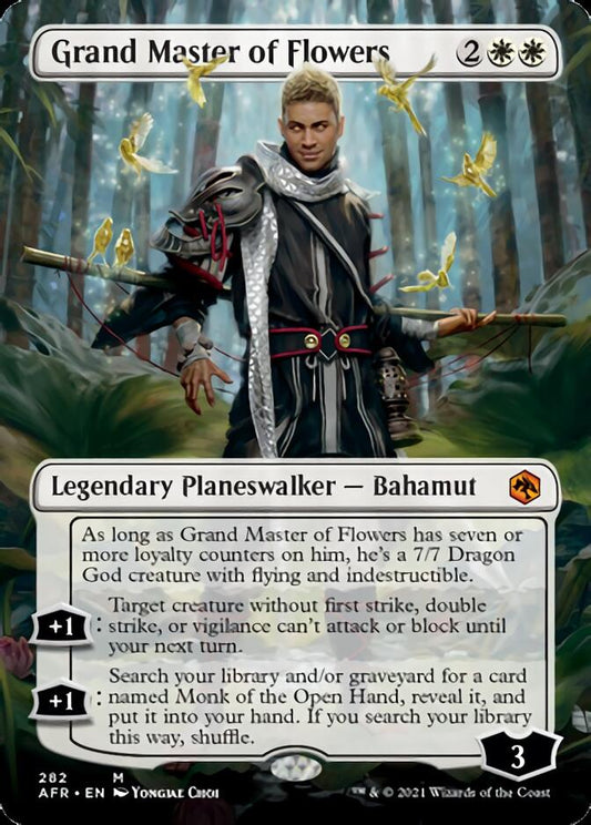 Grand Master of Flowers (Borderless) [Dungeons & Dragons: Adventures in the Forgotten Realms] [Foil]