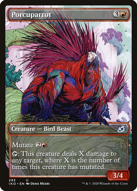 Porcuparrot (Showcase) [Ikoria: Lair of Behemoths] [Foil]