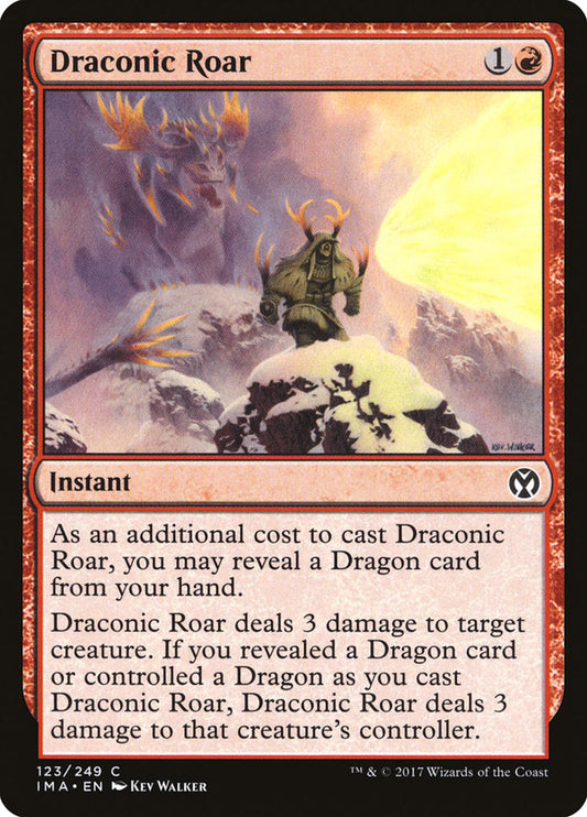 Draconic Roar [Iconic Masters] [Foil]