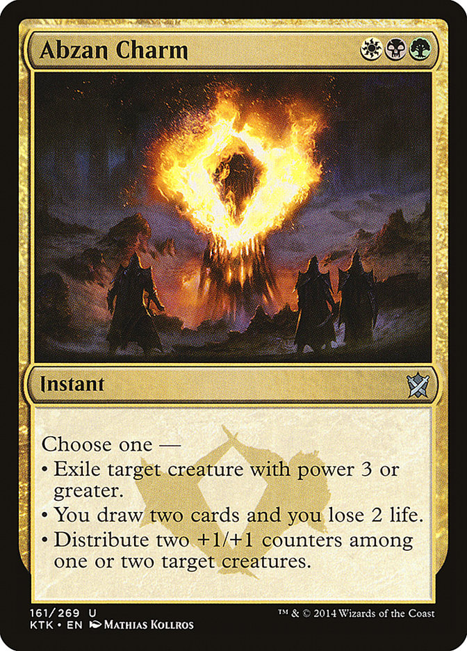 Abzan Charm [Khans of Tarkir] [Foil]