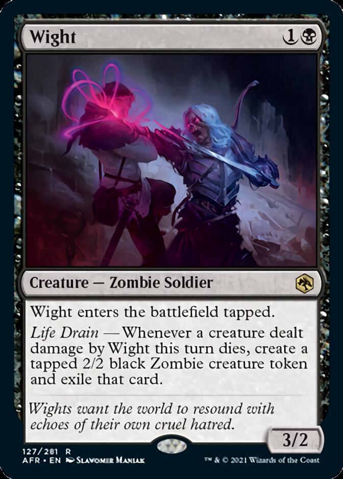 Wight [Dungeons & Dragons: Adventures in the Forgotten Realms] [Foil]