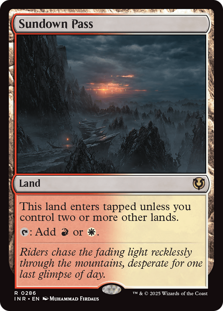 Sundown Pass [Innistrad Remastered] [Foil]