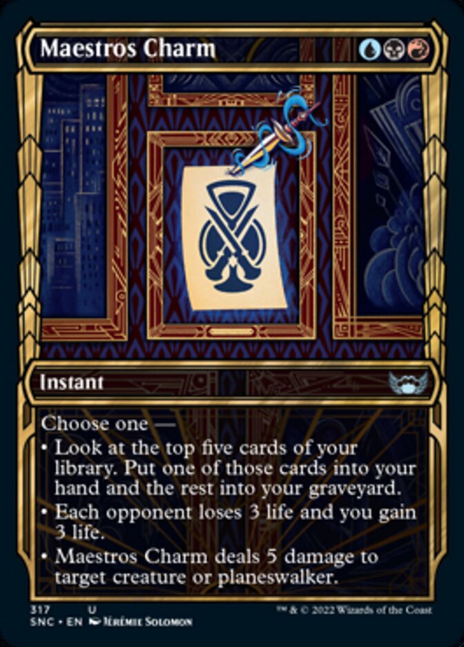 Maestros Charm (Showcase Golden Age) [Streets of New Capenna] [Foil]
